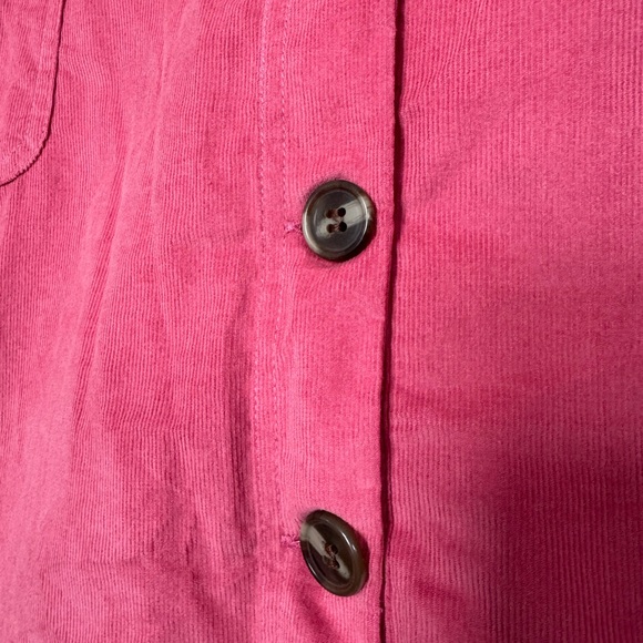 Little English Raspberry Button-Front Mini Skirt - Picture 3 of 6